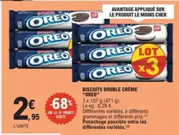 E.Leclerc Biscuits Double Crème 'Oreo' offre