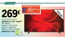 E.Leclerc ANDROID TV LED SHARP offre