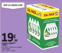 E.Leclerc LESSIVE LIQUIDE ARIEL offre