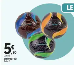 E.Leclerc BALLONS FOOT offre