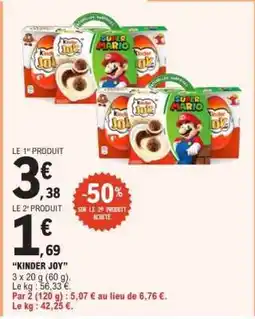 E.Leclerc Kinder Joy offre