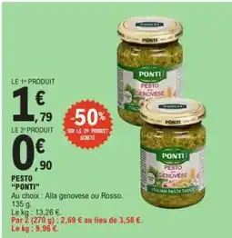 E.Leclerc PESTO “PONTI” offre