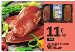 E.Leclerc FILET CANARD 3 SAVEURS CHAPELET DOUCE FRANCE offre
