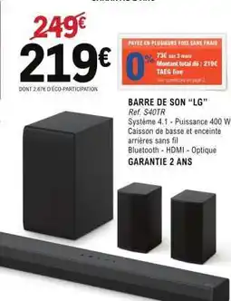 E.Leclerc BARRE DE SON LG offre
