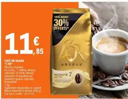 E.Leclerc CAFÉ EN GRAINS “L’OR” offre