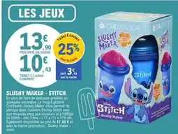 E.Leclerc Slushy Maker - Stitch offre