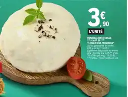 E.Leclerc Burrata avec feuille offre