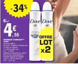 E.Leclerc Déodorant Atomiseur Dove offre