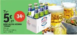 E.Leclerc BIÈRE NASTRO AZZURRO “PERONI” offre