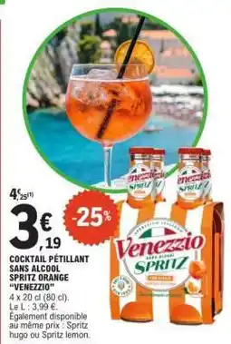 E.Leclerc Venezzo Spritz Orange offre