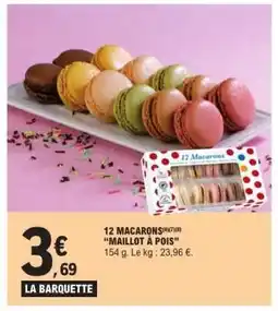 E.Leclerc 12 Macarons Maillot à Pois offre