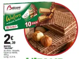 E.Leclerc Wafers Balconi offre