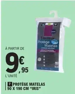 E.Leclerc Protège Matelas 90 x 190 cm Iris offre