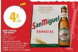 E.Leclerc BIÈRE ESPECIAL “SAN MIGUEL” offre