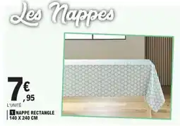 E.Leclerc NAPPE RECTANGLE offre