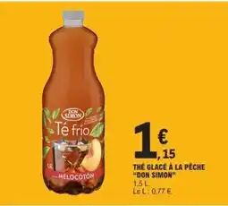 E.Leclerc THÉ GLACÉ À LA PÊCHE “DON SIMON” offre