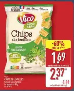 ALDI Chips de lentilles offre