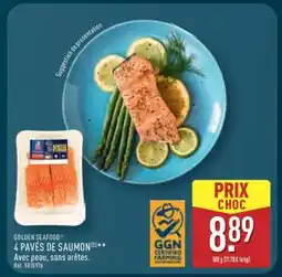 ALDI 4 Pavés de Saumon offre