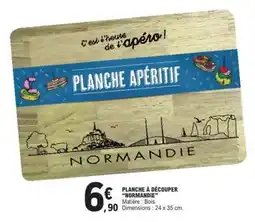 E.Leclerc PLANCHE À DÉCOUPER 'NORMANDIE' offre
