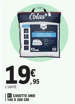 E.Leclerc COUETTE UNIE offre