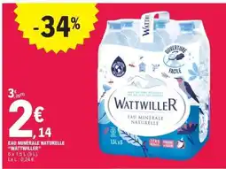 E.Leclerc Eau Minérale Naturelle Wattwiller offre