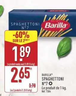 ALDI BARILLA SPAGHETTONI N°7 offre