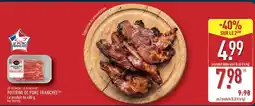 ALDI POITRINE DE PORC TRANCHÉE offre