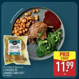 ALDI 4 CUISSES DE CANARD CONFITES offre