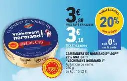 E.Leclerc CAMEMBERT DE NORMANDIE offre
