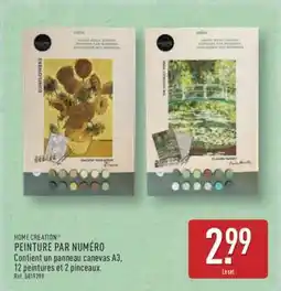 ALDI HOME CREATION PEINTURE PAR NUMÉRO offre