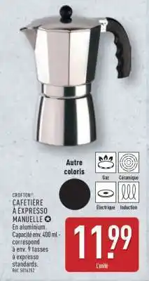 ALDI Cafetière à Expresso Manuelle offre