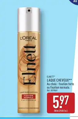 ALDI ELNETT Laque cheveux offre