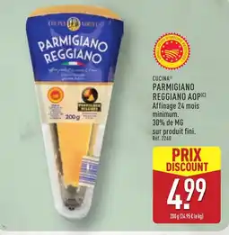 ALDI CUCINA Parmigiano reggiano aop offre