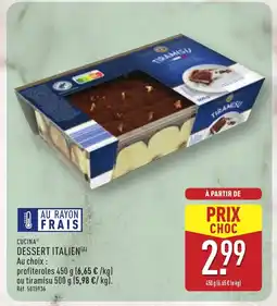 ALDI CUCINA Dessert italien offre