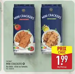 ALDI CUCINA Mini crackers offre