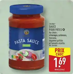 ALDI CUCINA Sauce pour pâtes offre