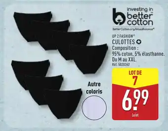 ALDI UP 2 FASHION Culottes offre