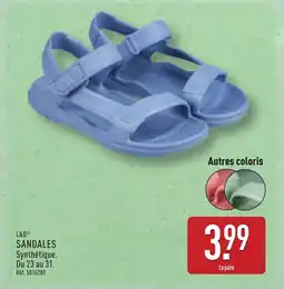 ALDI L&D Sandales offre