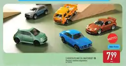 ALDI 5 véhicules mattel matchbox offre