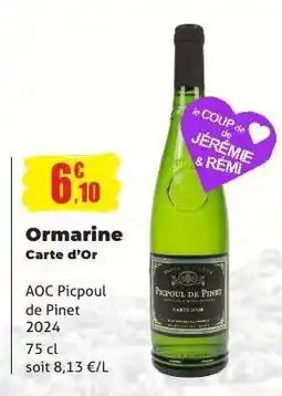 E.Leclerc Ormarine Carte d’Or offre