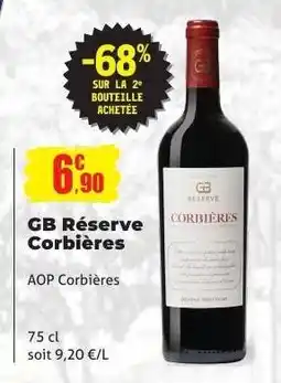 E.Leclerc GB Réserve Corbières offre