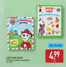 ALDI Livre pour enfant offre