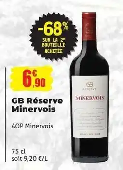E.Leclerc GB Réserve Minervois offre