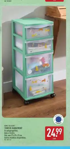 ALDI HOME CREATION Tour de rangement offre