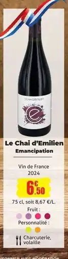 E.Leclerc Le Chai d'Emilien Emancipation offre