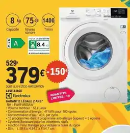 E.Leclerc LAVE-LINGE Electrolux offre