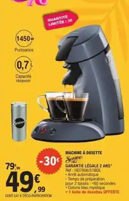 E.Leclerc MACHINE À DOSETTE offre