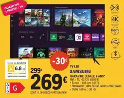 E.Leclerc TV LED Samsung offre