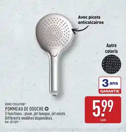 ALDI HOME CREATION Pommeau de douche offre