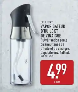 ALDI CROFTON Vaporisateur d'huile et de vinaigre offre